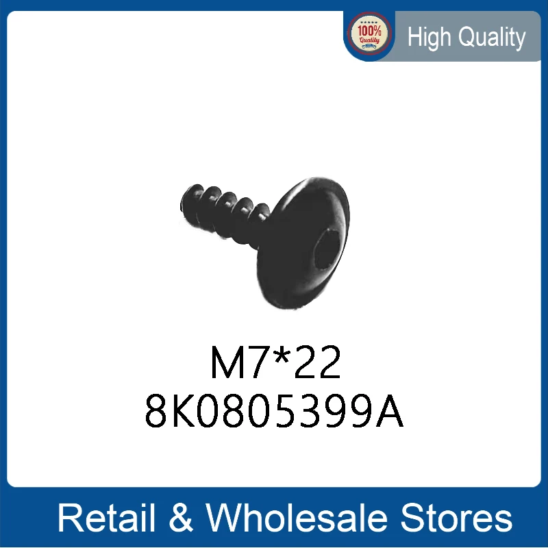 

20PCS M7X22 Front Crashbar Hexagon Socket Head Bolt 8K0805399A For Volkswagen VW Audi A3 A4 Q3 Q5 8K0 805 399 A 8K0 805 399A