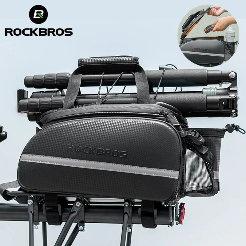 ROCKBROS Bicycle Carrier Bag MTB Bike Rack Bag Trunk Pannier Cycling