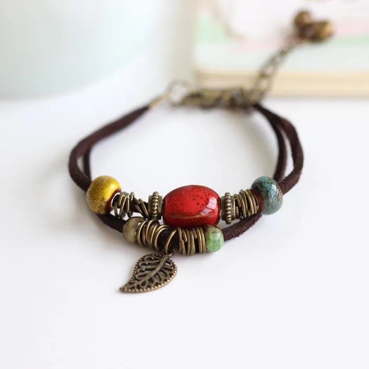 Ceramic Bracelet High Temperature Glaze Ceramic Handmade Trinkets Women's Fashion Bracelets