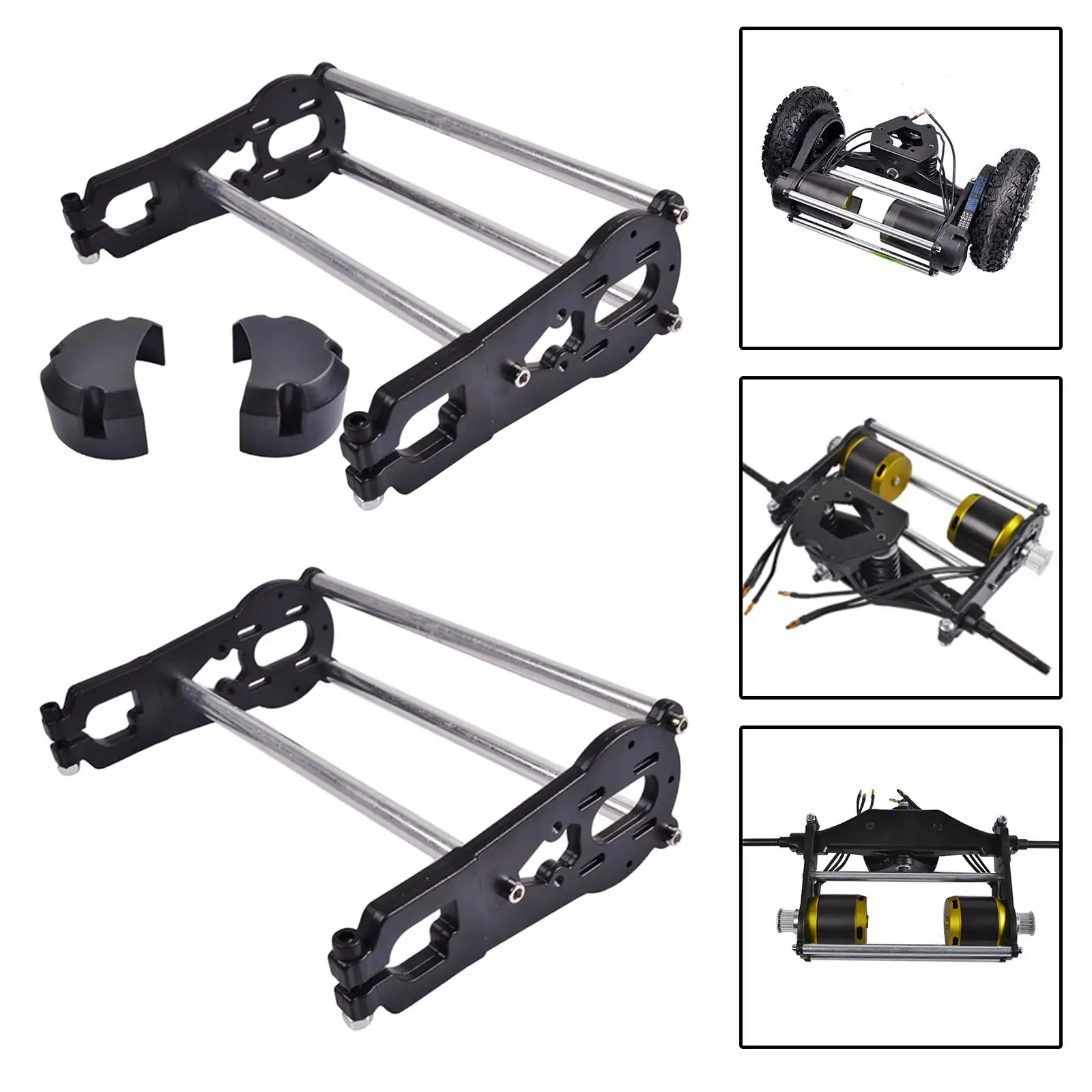 Mountain Skateboard Motor Mount Truck Bridge Bracket with Protective 