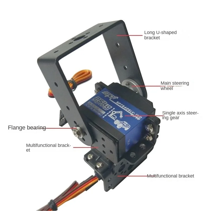 2 DOF Robotic Pan And Tilt Servos Bracket Sensor Mount Kit For Arduino Compatible Robot MG996 Educational DIY Programmable Kit robot diy kit robot arm kit