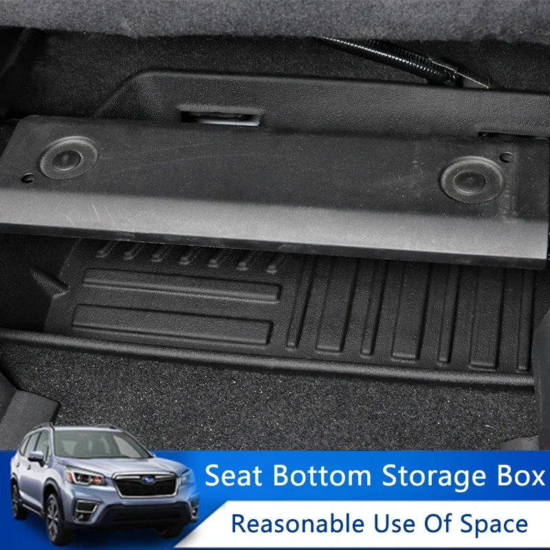 

Car Seat Bottom Storage Box Under Seats Pallet Organizer Fits For Subaru Forester 2013 2014 2015 2016 2017 2018 Accessories