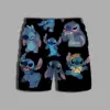 Sports Shorts Man Men's Clothing Disney Printing Gym Summer Pants Whole Swimsuit Stitch Beach Wear Male Bathing Suit Swim Women 5