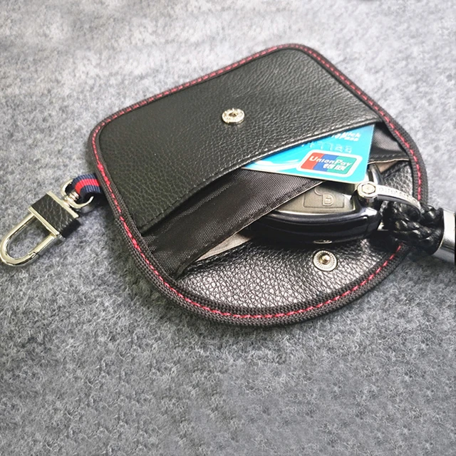 1pc Universal Car Key Bag, Key Fob Cover