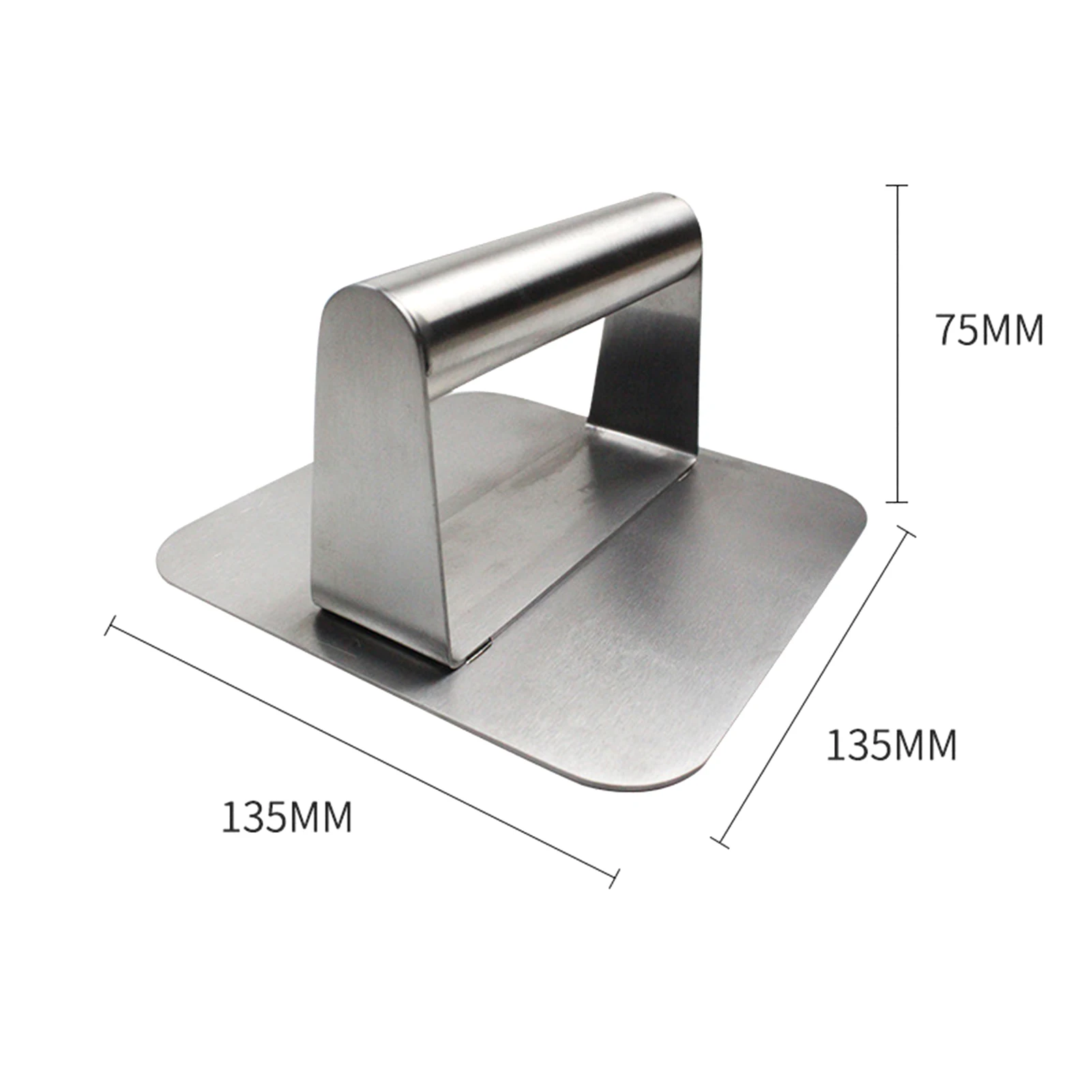 Stainless Steel Meatloaf Burger Press Meat Press Smasher Round Shape Hamburger Meat Beef Grill Kitchen Food Mold