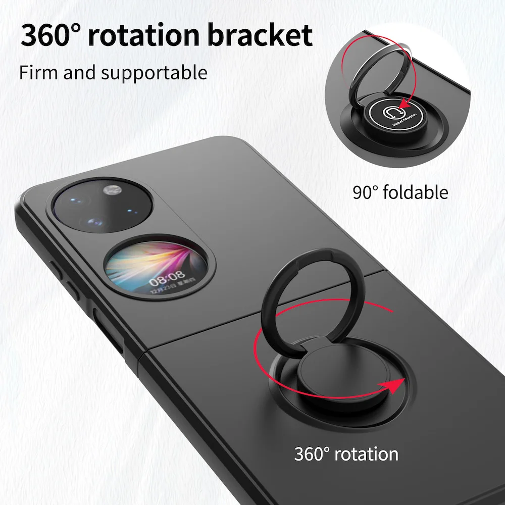 Soft Silicone Case for Huawei P50 Pocket P40 P30 P20 SMART 2020 2021 19 Z S  Mate 40 30 20 Pro Lite Play3 Cover with Ring Stand - AliExpress