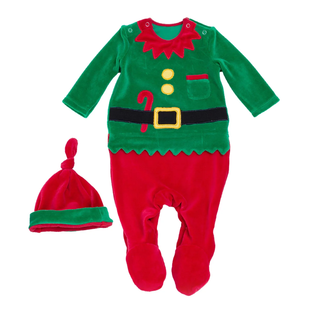 

Baby Christmas Santa Outfit Claus Suit Girls Clothing Cute Romper Jumpsuit Toddler Suits