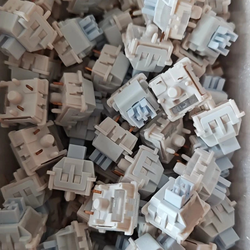 LEOBOG 선형 스위치 5 핀 RGB SMD 모든 POM 맞춤형 기계식 키보드 DIY 스위치 게임 게이머 GMK67 용 부드러운 HiFi 윤활