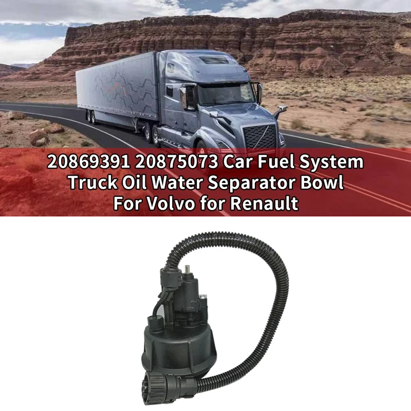 Car Fuel System Truck Oil Water Separator Bowl For Volvo For Renault