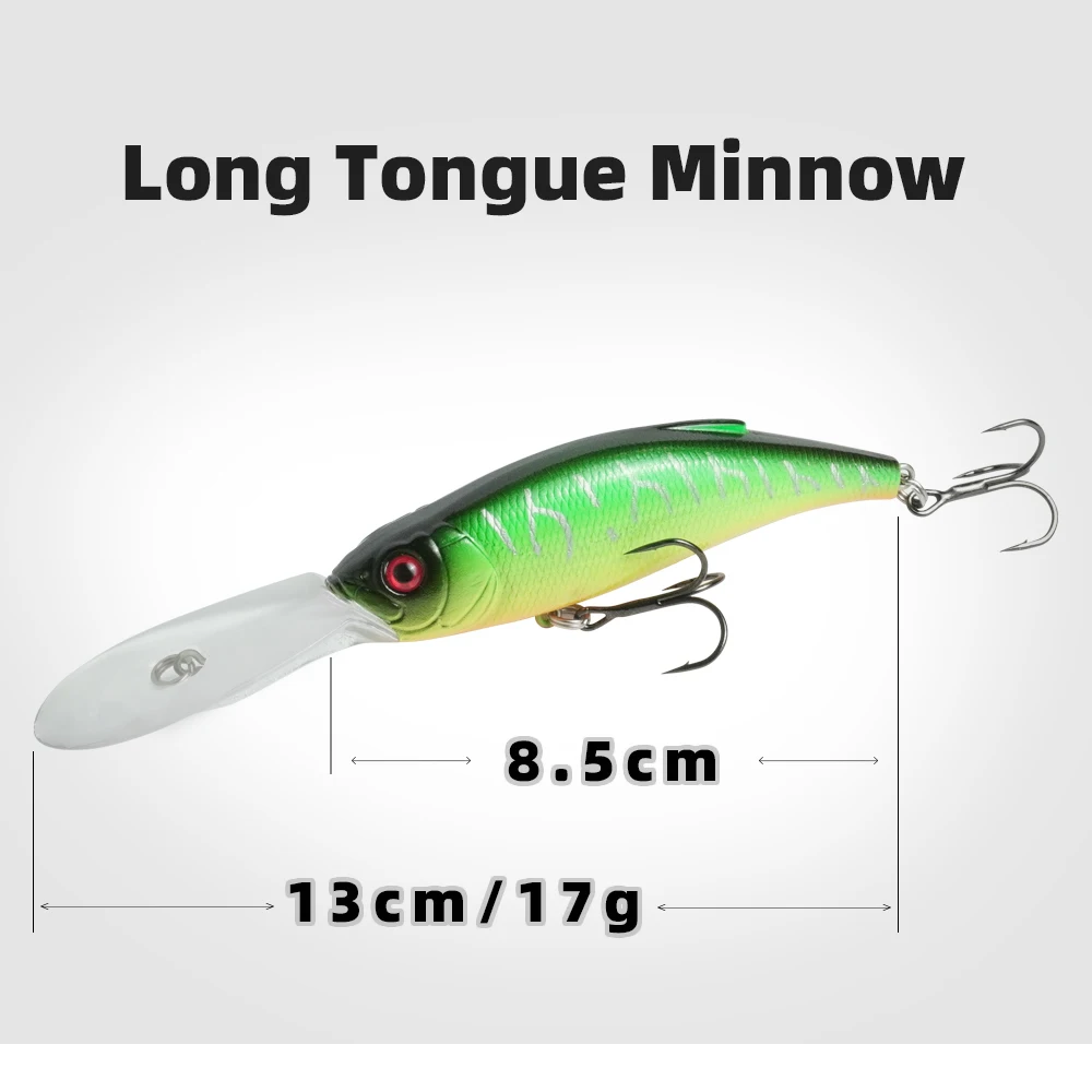 Description Picture 4 of itemWATERBOY 1PCS Minnow Fishing Lure 9cm 17g Topwater Hard Bait Wobbler Bait Crankbait Carp Bass Pesca Fishing Tackle SwimBait
