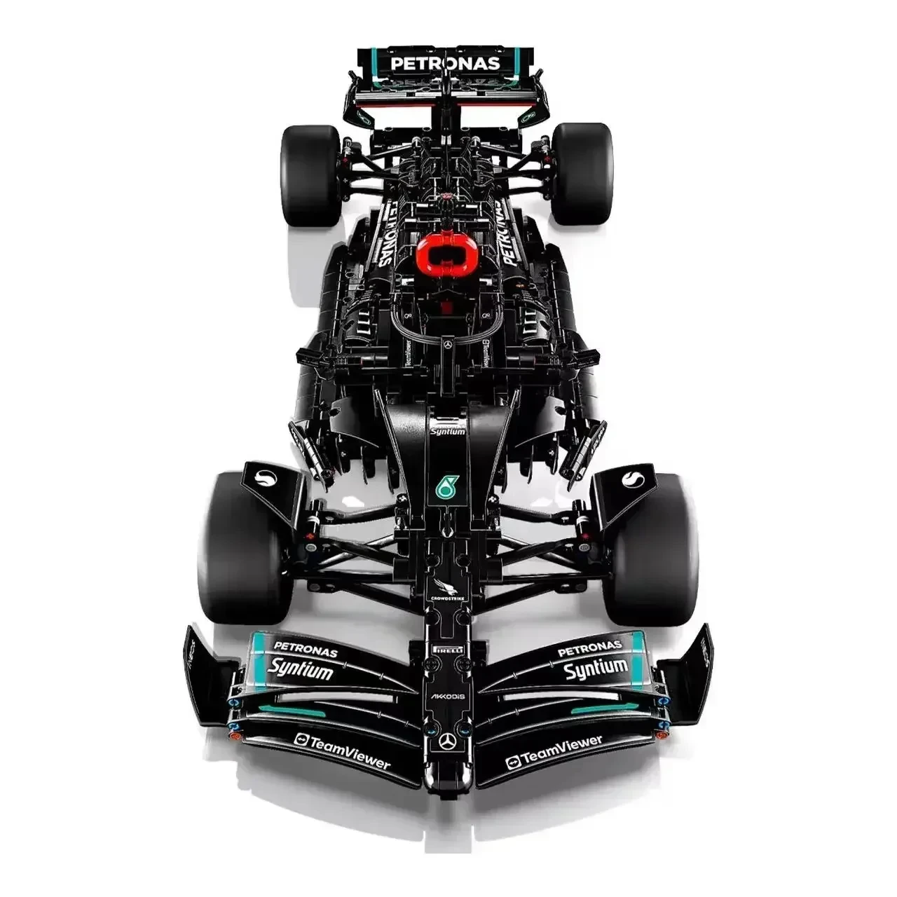 1642PCS Technical F1 W14 E Performance Building Blocks Super Race Car Assembly Model 1：8 Vehicle Toys Boys Christmas Gift 3