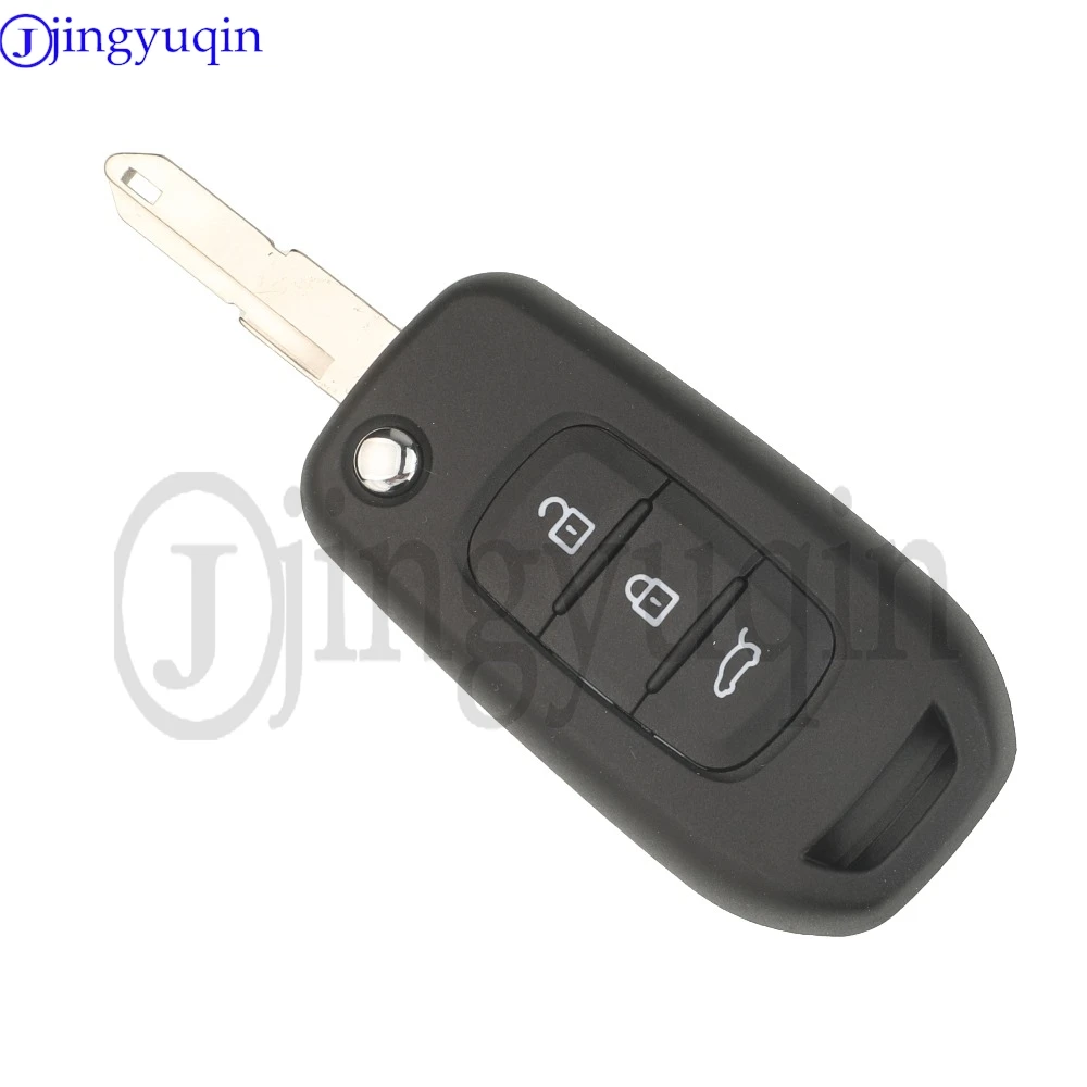 jingyuqin 2/3 Tasten für Renault Megan Modus Clio Modus Kangoo Logan Sandero Duster Opel Almera Modifizierte Fernbedienung Autoschlüsselgehäuse – Detail 5