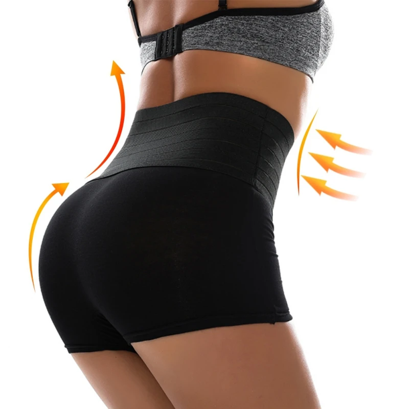 Seamless Safety Shorts Women Body Shaping Underwear Plus Size High Waist Flat Belly Panties Hip Lift Shaper Pants Shapewear waist trainer shapewear panties