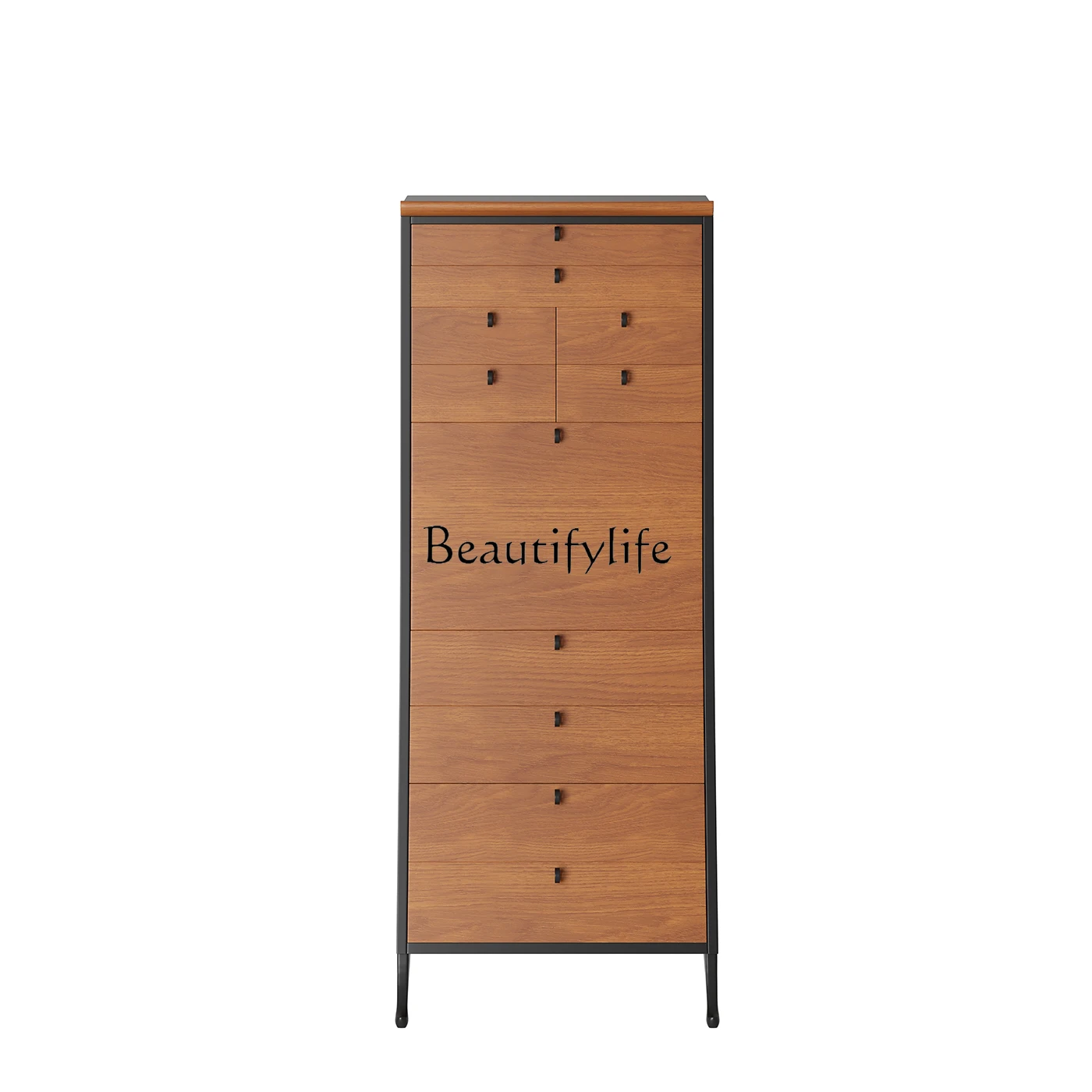 

American Retro Simple Chest of Drawers Shaped Design Living Room Bedroom Wall Locker