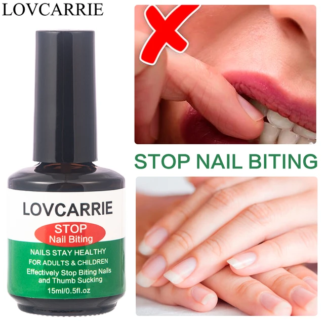 Nail Bitter Polish 10ml Nail Polish Bitter Stop Biting Nails Keep Nails  Healthy Strong Beautiful For Babies Infants Ages 1+