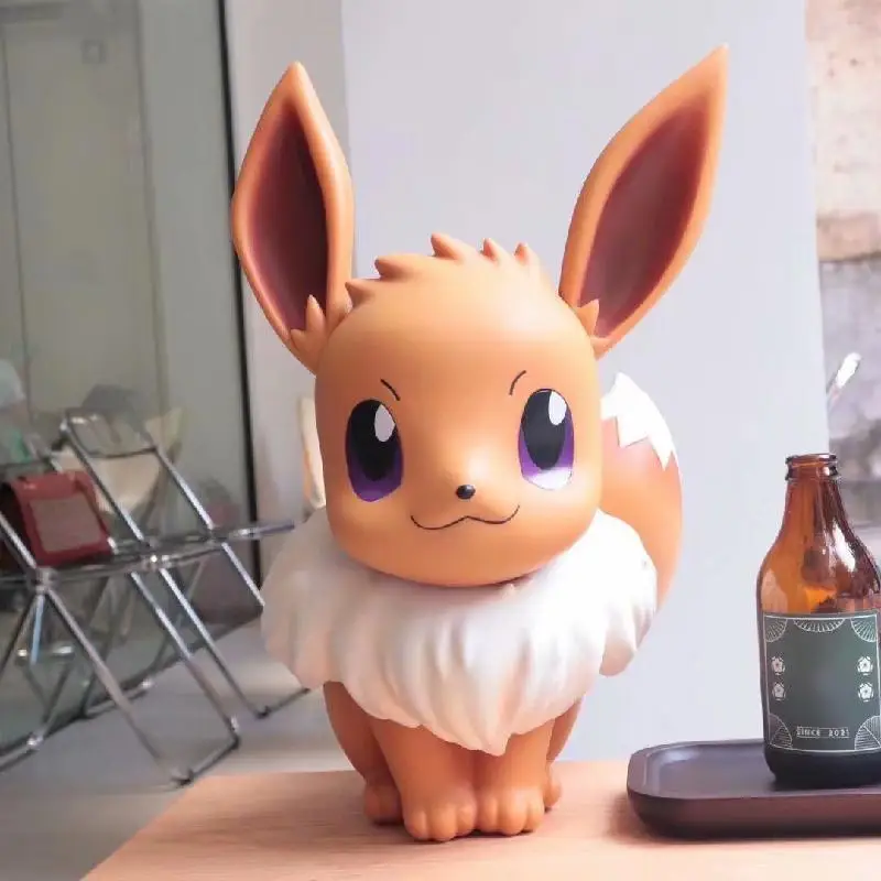 

Экшн-фигурка покемона большого размера 1:1 Eevee 40 см, игрушки, кавайная мультяшная кукла, офис/дом, украшения, игрушки, подарки для детей, подростков