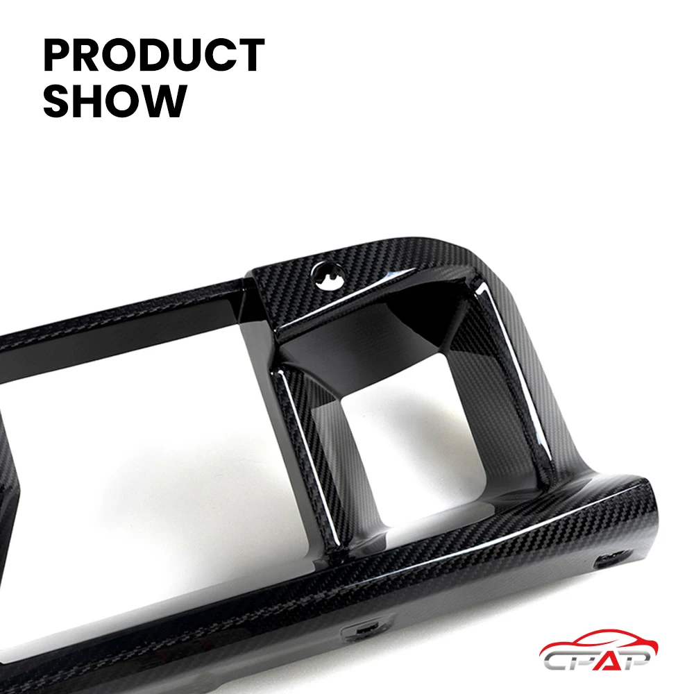 Real Dry Carbon Fiber Front Grille Center Trim for BMW M2 G87 OEM Style 2023-IN Air Intake Vents Bumper Grills Accessories