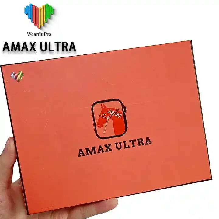 최신 2023 AMAX 울트라 시리즈 8 NFC 스마트워치, 남성 및 여성용, BT 통화, 무선 충전, 피트니스 팔찌, 2 인치 HD 화면 