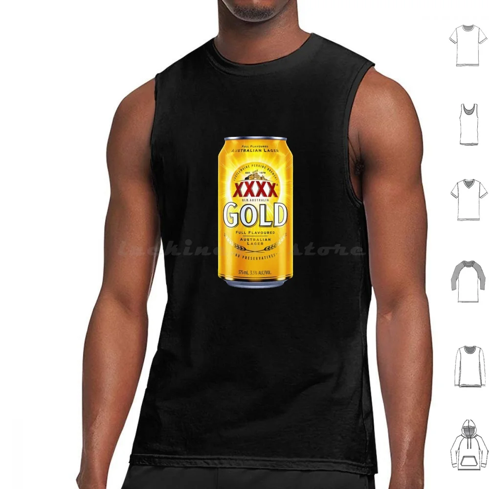 Xxxx Gold Can Canotte Stampa Cotone Xxxx Gold Can Australia Day Aussie Beer Australian