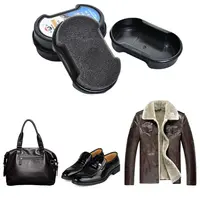 Multifunctional Double-Faced Shoe Polish Colorless Light Shoes Rub Leather Care Oil Sponge Shoe Wax Black Shoes Brush 1