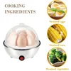 110V/220V Multifunctional Electric Egg Boiler Single Layers Egg Cooker Mini Steamer Poacher Kitchen Cooking Breakfast Machine 1