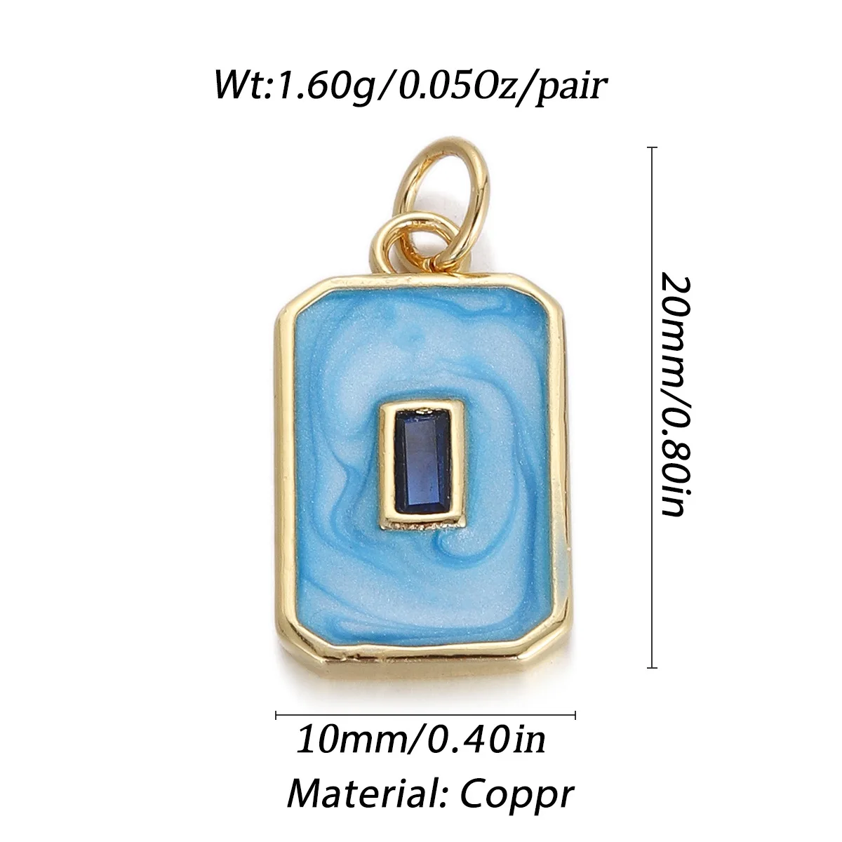 Stylish Chic Customizable Hypoallergenic Drop Oil Heart Pendant Handmade DIY Jewelry Accessories 10