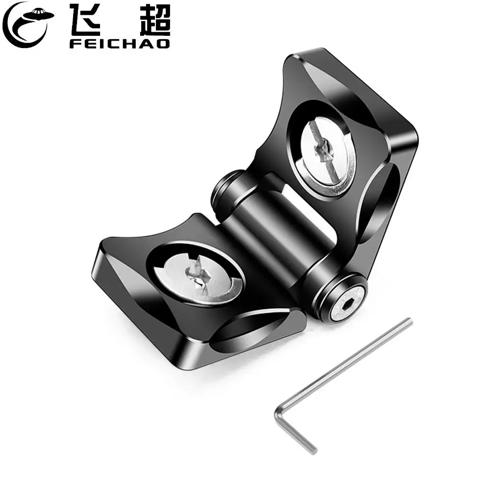 FEICHAO Folding L Plate Arri Positioning Right-Angle Adapter For DJI SDR Transmitter Bracket For Monitor Mount V-mounting Plate camera accessories camera bracket camera mount bracket