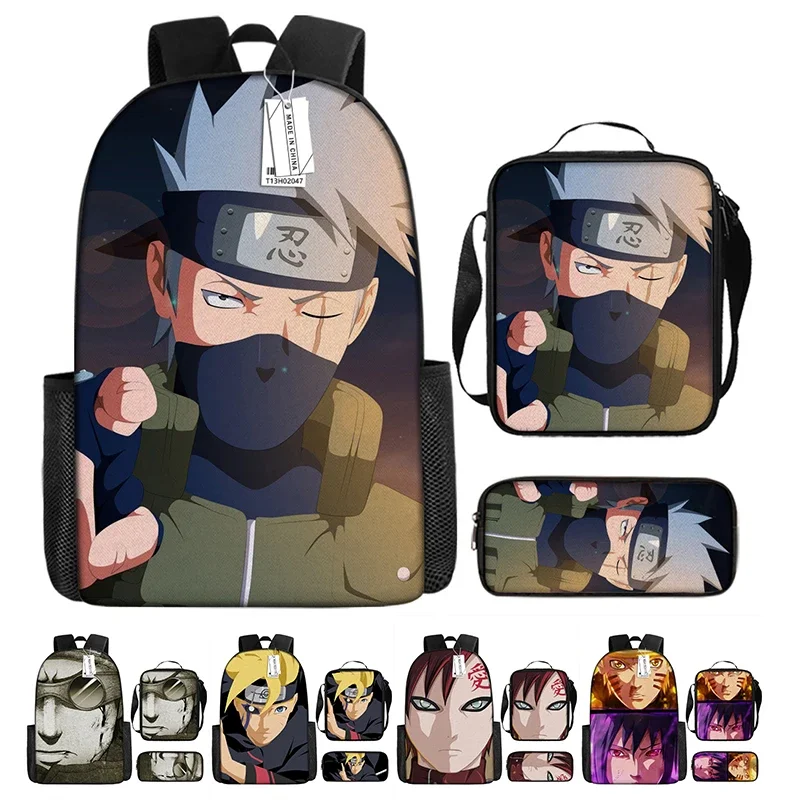 

Anime Naruto Printed 16 Inch Backpack Kids School Bag Cool Patternkids Back To School Children Gift Rucksack Daily Bookbags