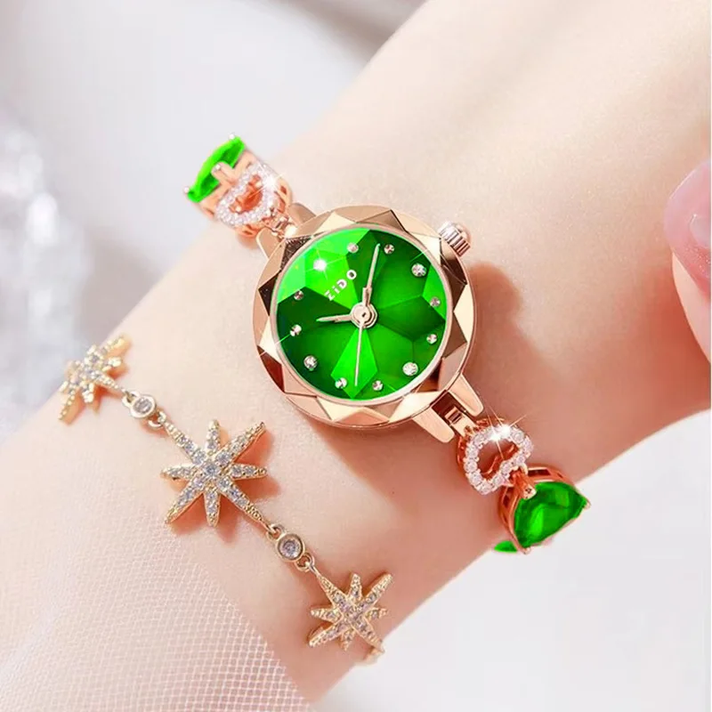UTHAI L92 Women's Watch Brand Advanced Fashion Light Luxury Crystal Inlaid Diamond Waterproof Female Quartz Watches Clock 4