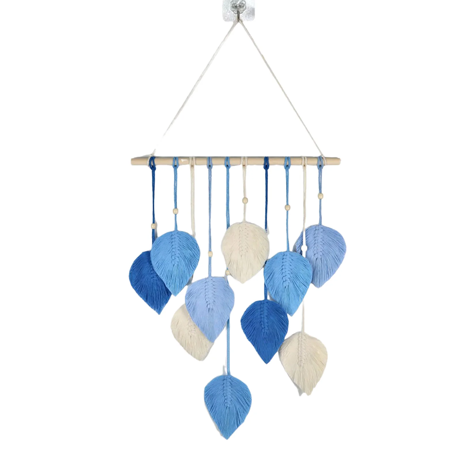 

Хлопковая веревка с листьями настенный художественный фон ручной работы для офиса свадебного декора