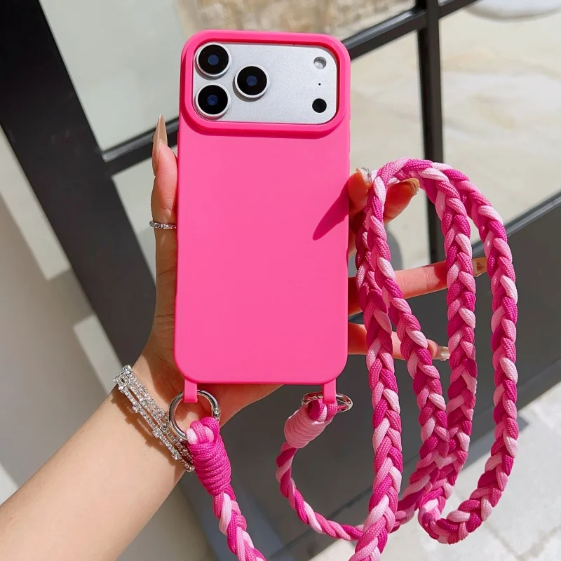 ตัวเลือกสินค้า เคสโทรศัพท์มือถือสายคล้องคอแฟชั่น ลายลูกกวาด