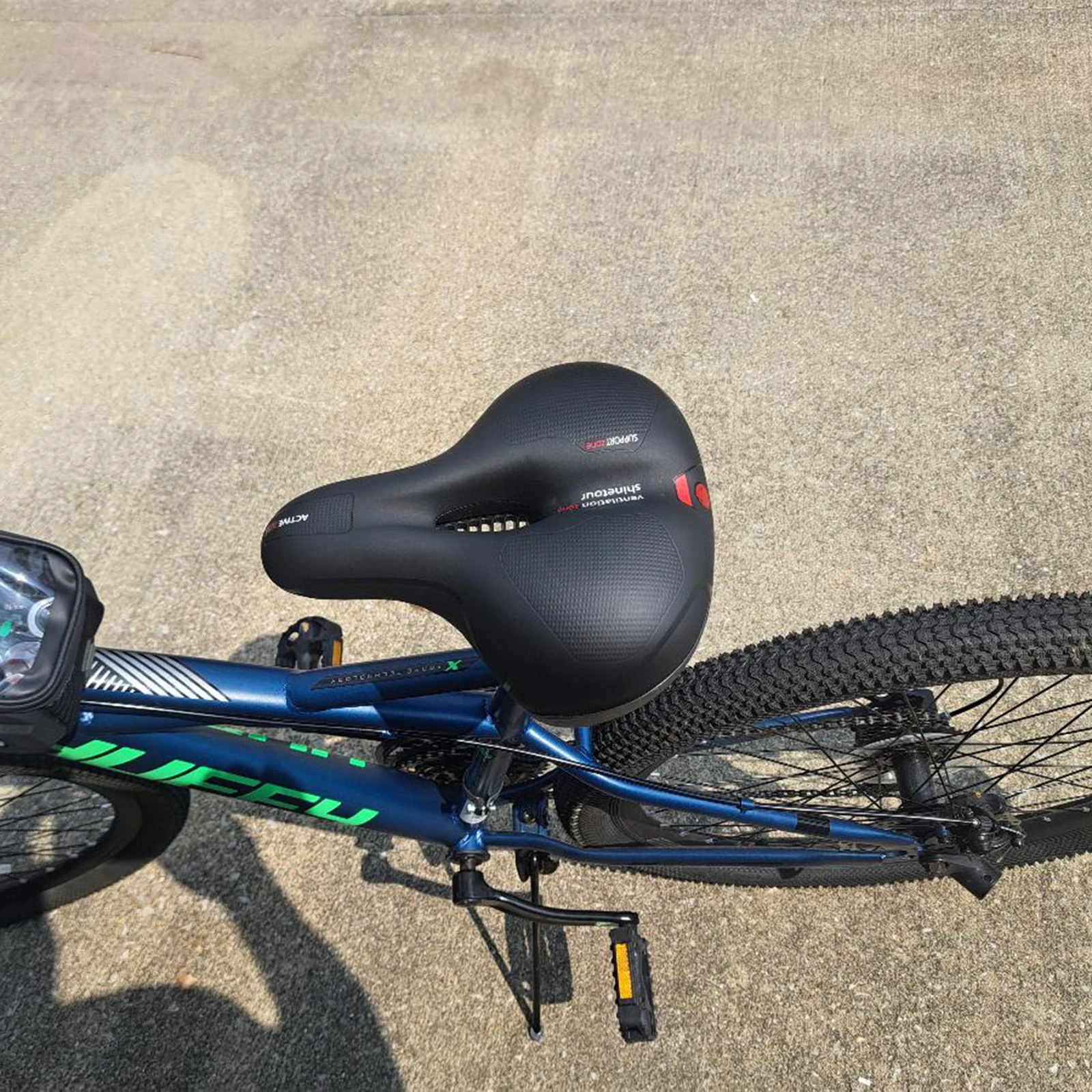 Large Road Bicycle Saddle Breathable Shock Absorbing Soft Comfortable Hollowed MTB Mountain Bike Seat Cushion with tools