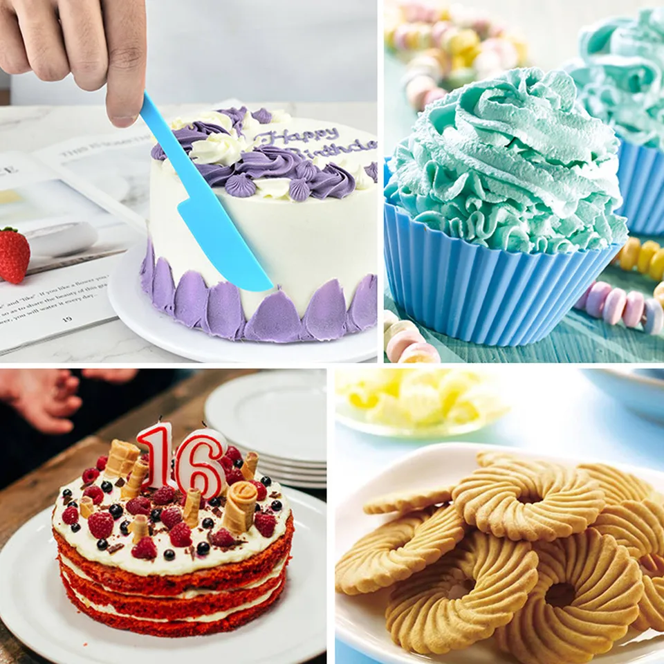 Set di siringhe per decorazione dolci, erogatore di glassa, riempore