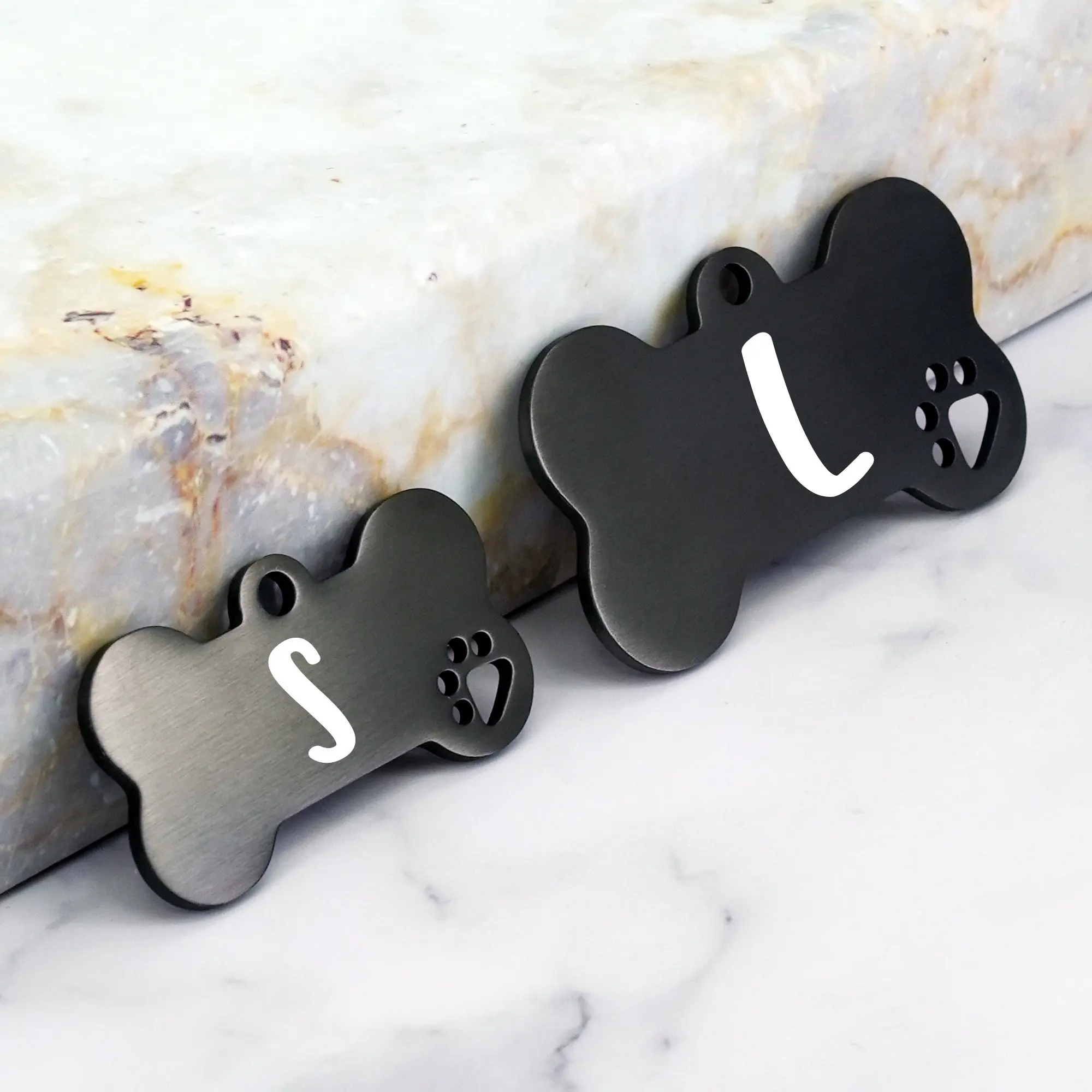 Personalized Pet Dog Tags Shiny Steel Free Engraving Kitten Puppy Anti-lost Collars Tag Dog Cat Nameplate Pet Accessoires pet id tags dog collar tags pet id medal pendant