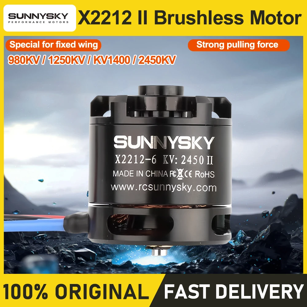 Original Sunnysky X2212 980kv 1250kv 1400kv 2450kv Outrunner
