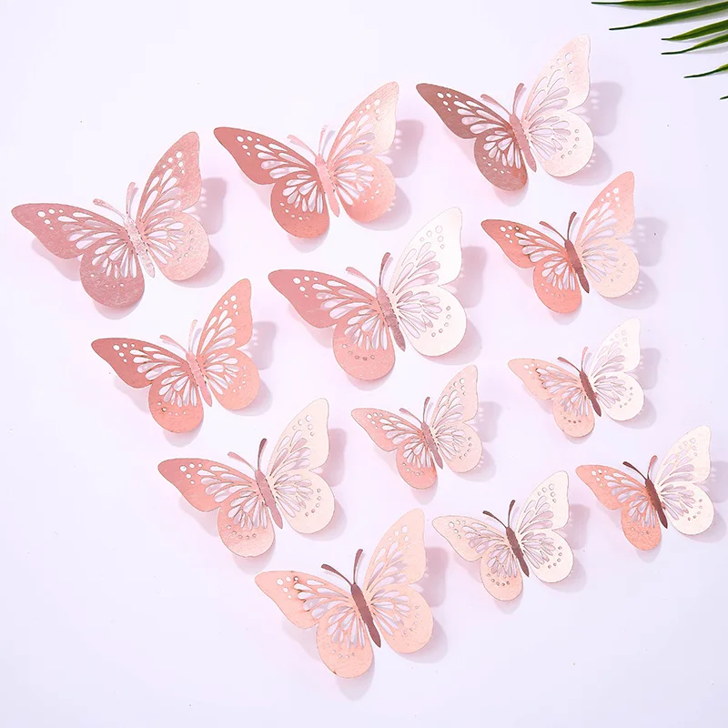Butterfly Cake Toppers - Assorted Colors for Celebrations and DIY Decor