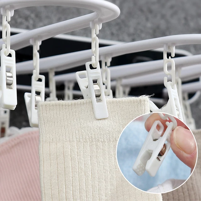 1Dcs Multifunkciós Paszta Típusú Tároló Állvány Egyszerű Otthon Ush Összecsukható Zokni Többports Fehérnemű Fogasok - Image 3