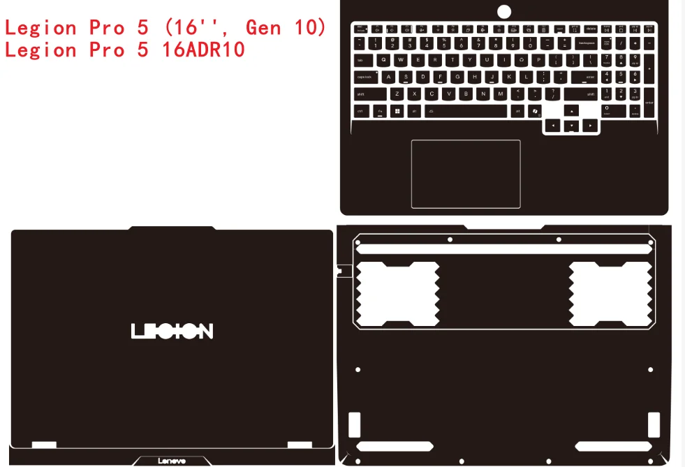 프리컷 필름 15IAX10 액세서리 쉘 2025년형 Legion 5 5i Gen10 노트북 스킨 스티커 15인치 Legion 5 15APH10 15AKP10 15IRX10용