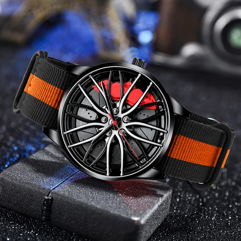 Luxus Sport-Skeleton Design Uhr Nylon Military Analog Quarz Uhr für BMW Rad  Sattel herren Uhr - AliExpress