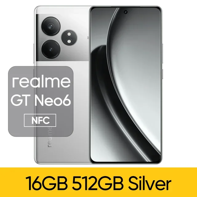 Unlocked Original realme GT Neo 6 5G Smartphone Snapdragon