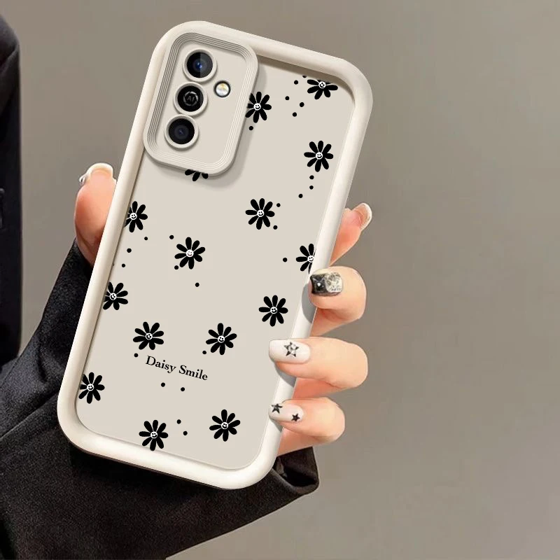 Daisy Flower Silicone Phone Case Cover