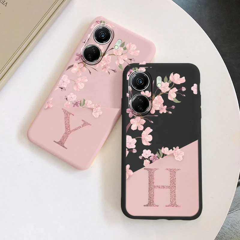 Chic Floral Shockproof Soft Silicone Phone Case - Cute Flower Design Protector