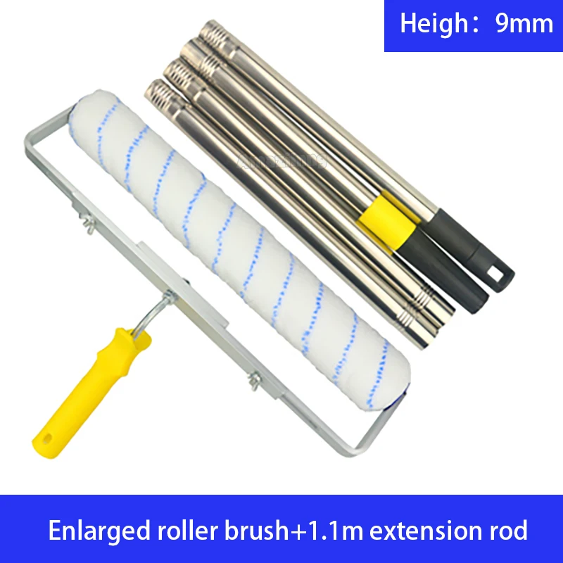 Wall Painting Brush Paint Roller Brush 18inch Paint Roller Brush Short-Middle-Long Plush Painting Handle Tool For Wall Decorative 6MM/9MM Painting Handle Tool Support