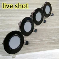 Dimmable LED COB Spotlight Ceiling Lamp AC85-265V 5w7w9w12w15w18w Aluminum Recessed Downlight Round Panel Light Indoor Lighting - Image 3