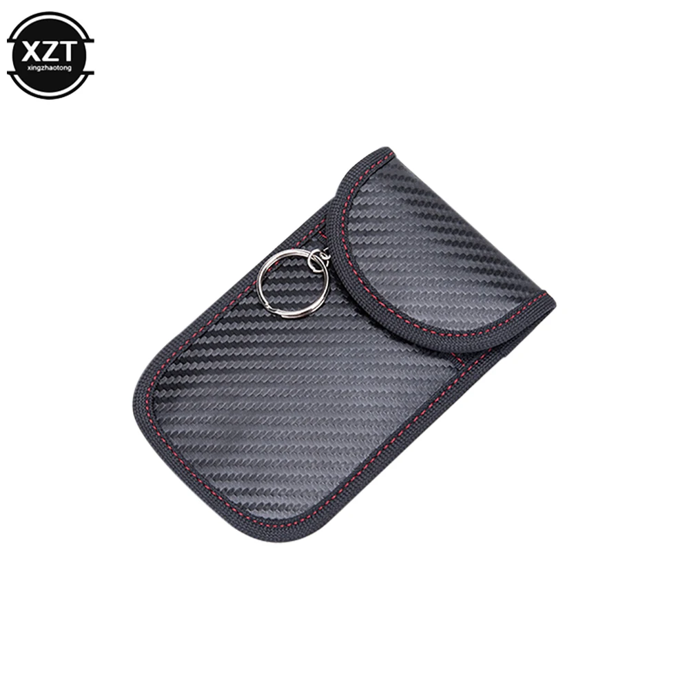 Faraday Key RFID Electromagnetic Shielding Bag Credit Card FOB Signal Blocker Case Keyless Entry Car Anti Theft Bags car key blocker car key shielding box faraday key fob protector