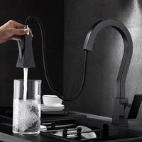 LANGYO ก๊อกน้ําอ่างล้างจานร้อนเย็น Mixer หมุนดึง Sprayer ก๊อกดาดฟ้าติดตั้งก๊อกน้ําทองเหลือง 6