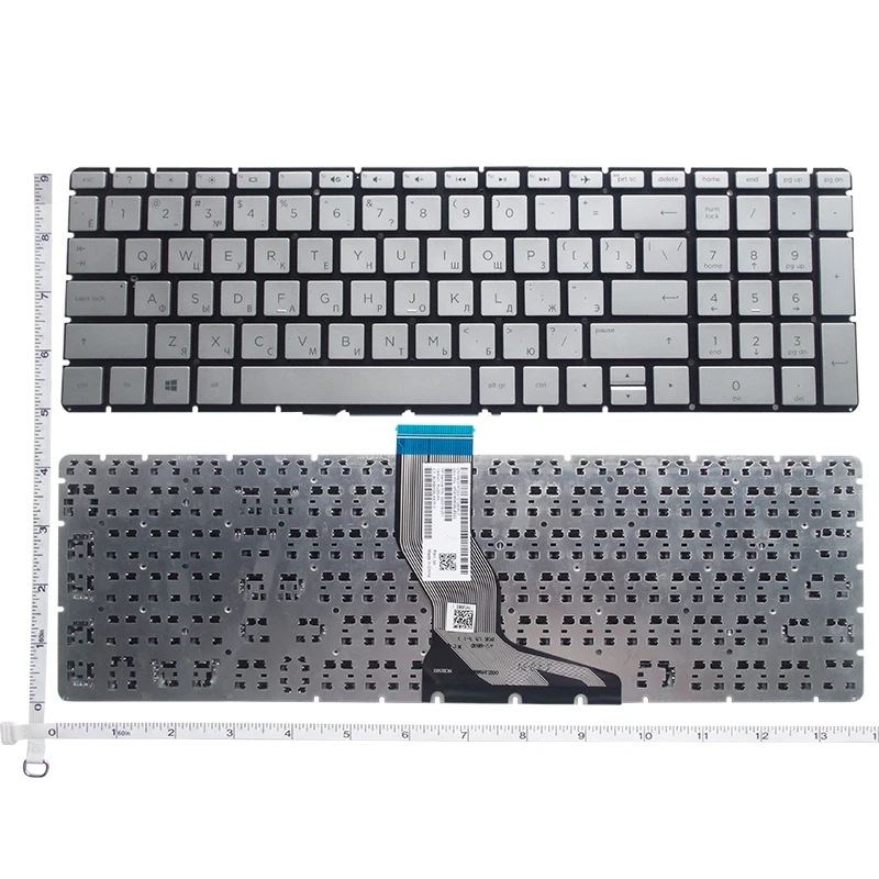 Teclado do Portátil Russo para hp 15-bs 15-bw 15s-fq 15s-dy 17-bs 15-dy 15-bp ak ar 250 255 g6 Tpn-c129 925008001 Pk132043a00 ru - Imagem 4