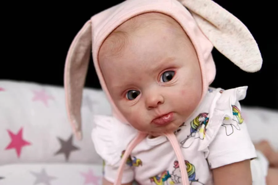 

FBBD New Arrival 24inch Sold Out Rare Edition Reborn Baby Kit Princess Adelaide By Andrea Arcello Soft Touch Unpainted Kit