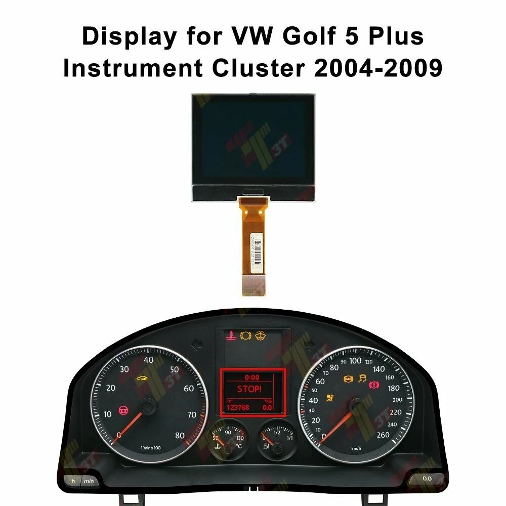 Dashboard LCD Display for VW Golf 5 Plus Instrument Cluster Q5185437