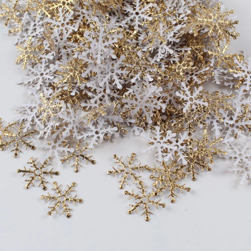 Glitter Christmas Snowflakes Confetti Multi-color Sequins Artificial Snowflakes 1.5cm 2cm 3cm